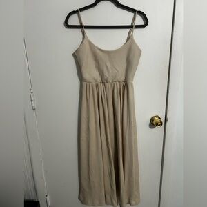 Fashion Nova Beige Midi Dress